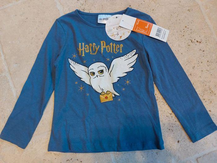 T-shirt manches longues Harry Potter 5 ans NEUF - photo numéro 1