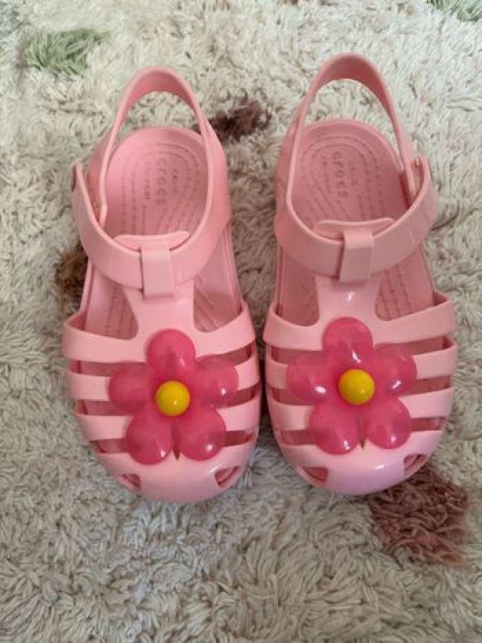 Sandale de plage crocs rose taille 23 / 7 - photo numéro 2