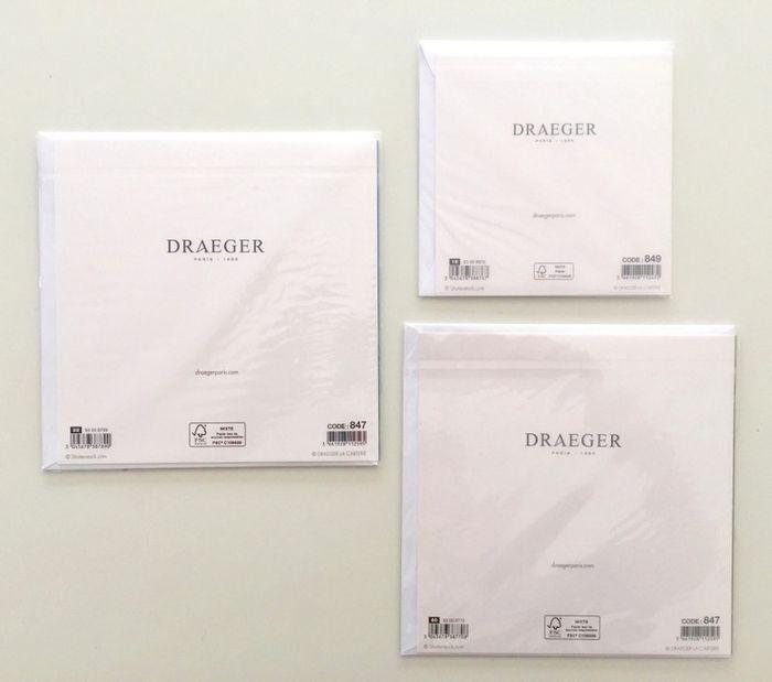 Lot de 3 cartes Draeger avec enveloppes et sous blister - photo numéro 2