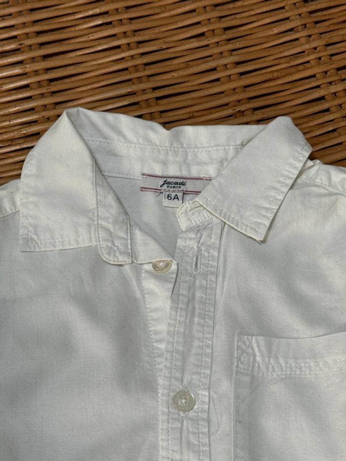 Chemise blanche Jacadi 6 ans - photo numéro 3