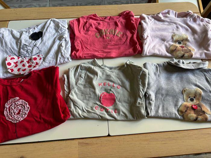 Lot t-shirts manches longues