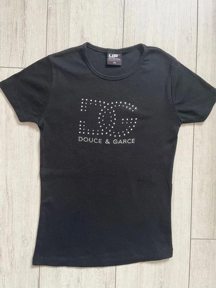 T-shirt noir Douce et Garce XS - photo numéro 1