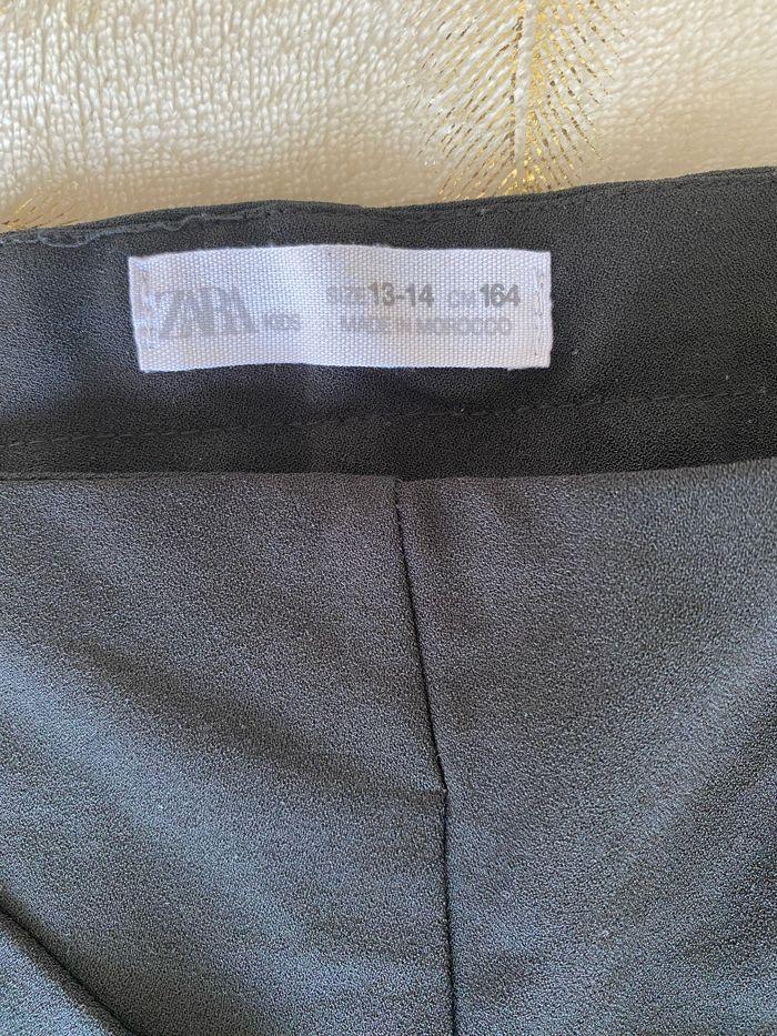 Pantalon large noir Zara - photo numéro 3