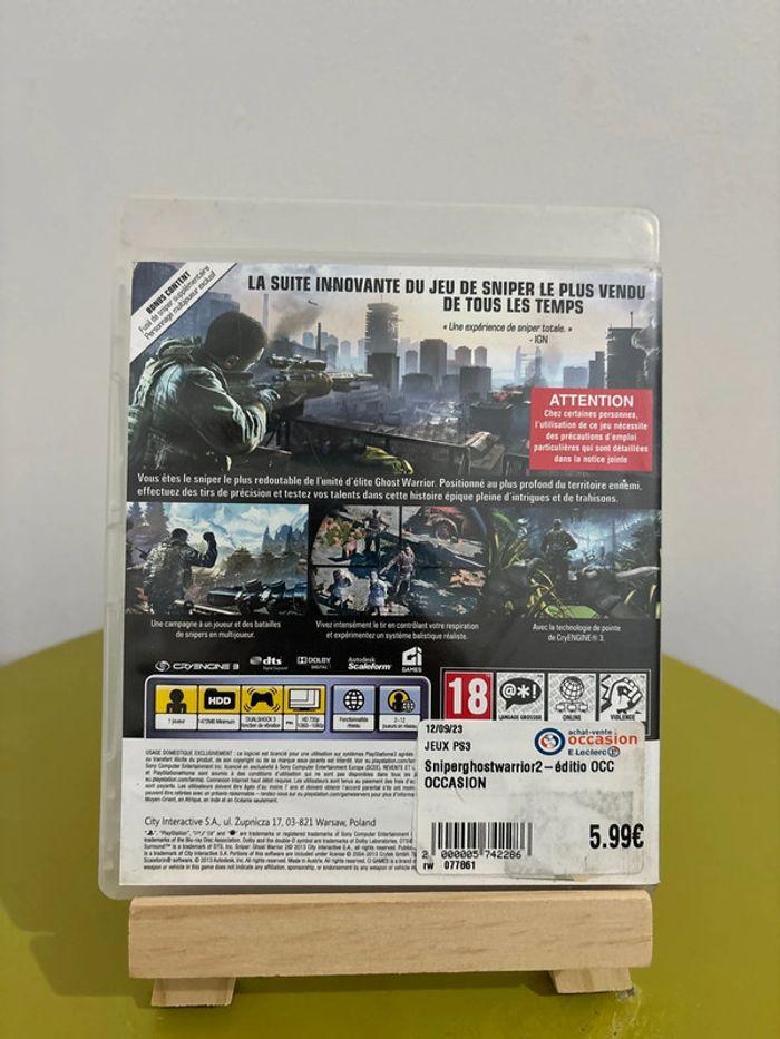 Jeu sniper 2 ghost Warrior PlayStation 3 - photo numéro 2