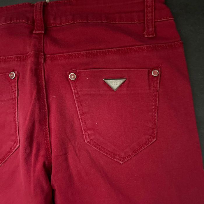 Pantalon slim rouge - photo numéro 4