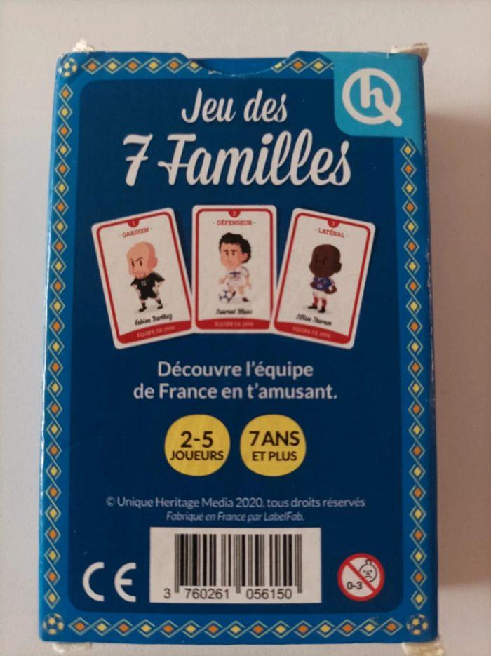 Jeu 7 familles L'équipe de France - photo numéro 2