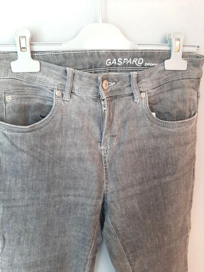 jeans droit Promod gris taille 36 - photo numéro 2