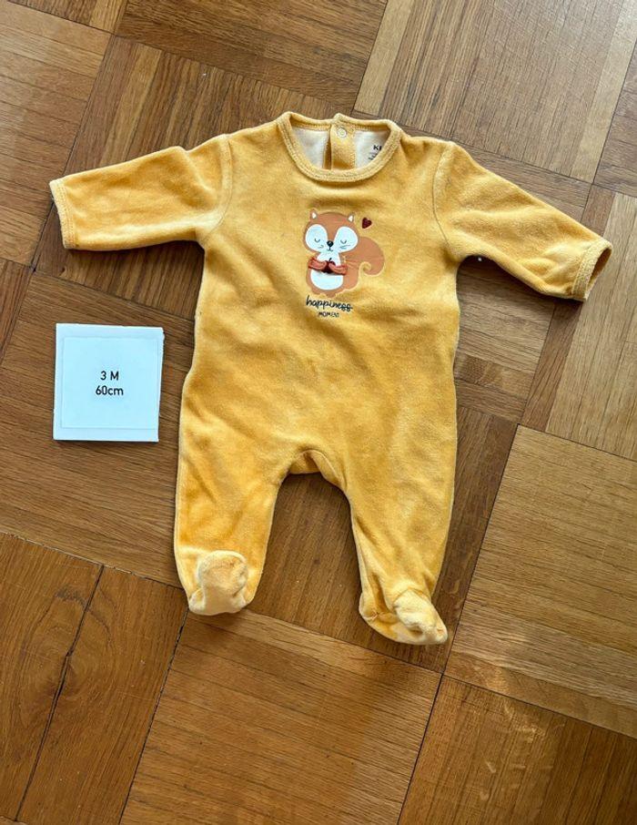 Lot de 10 pyjamas velours bébé 3 mois - photo numéro 6