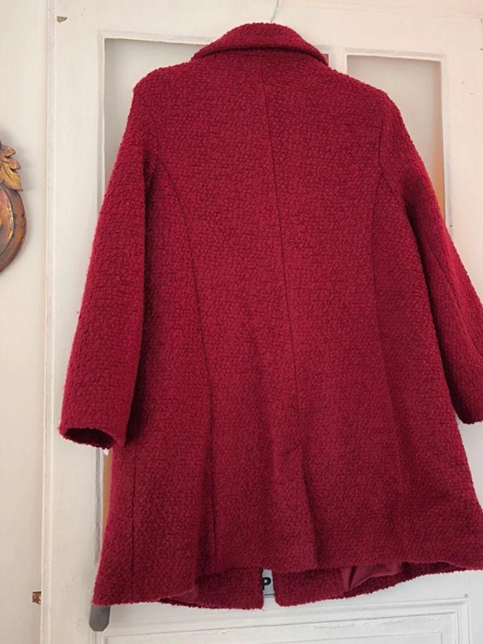 🤎 Manteau caban Damart bouclette vintage Bordeaux rosé 36/38 🤎 - photo numéro 12