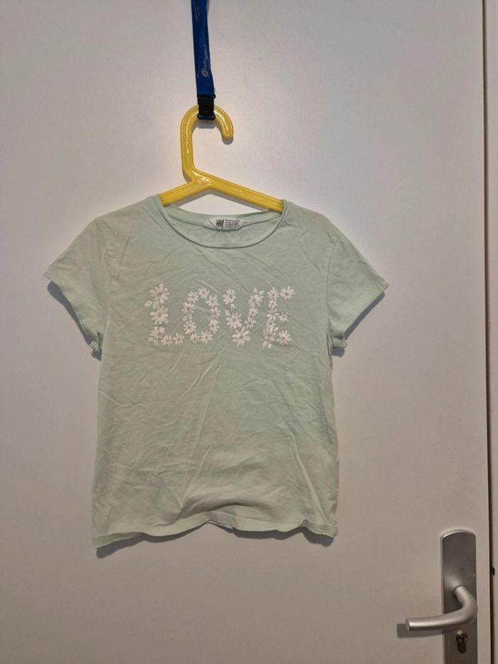 T-shirt love h&m 6-8 ans - photo numéro 1