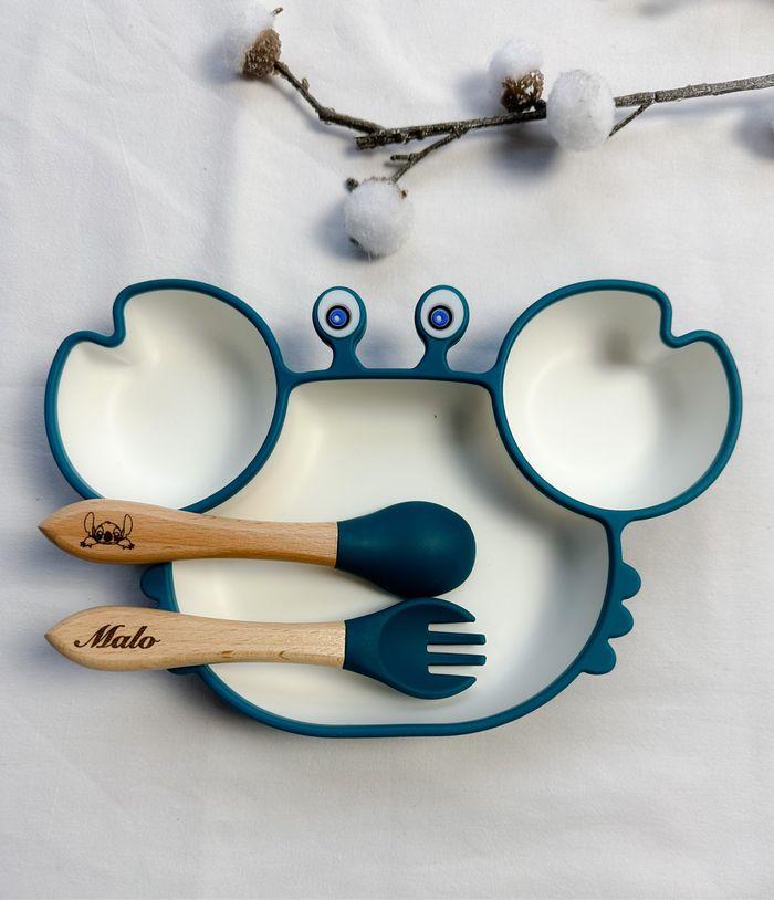 Assiette bébé en silicone personnalisée - photo numéro 6