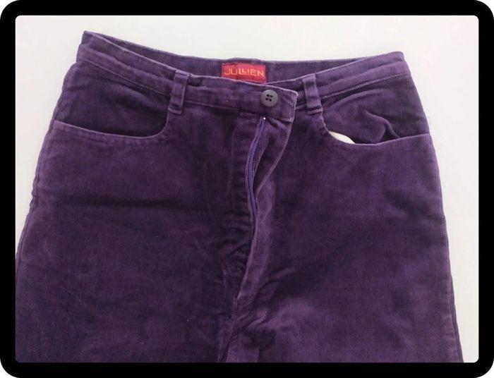 Pantalon velours violet - photo numéro 3