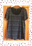 T-shirt noir t 4 Maison Scotch neuf