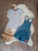 Ensemble fille Lee Cooper 6 ans salopette jean + t-shirt