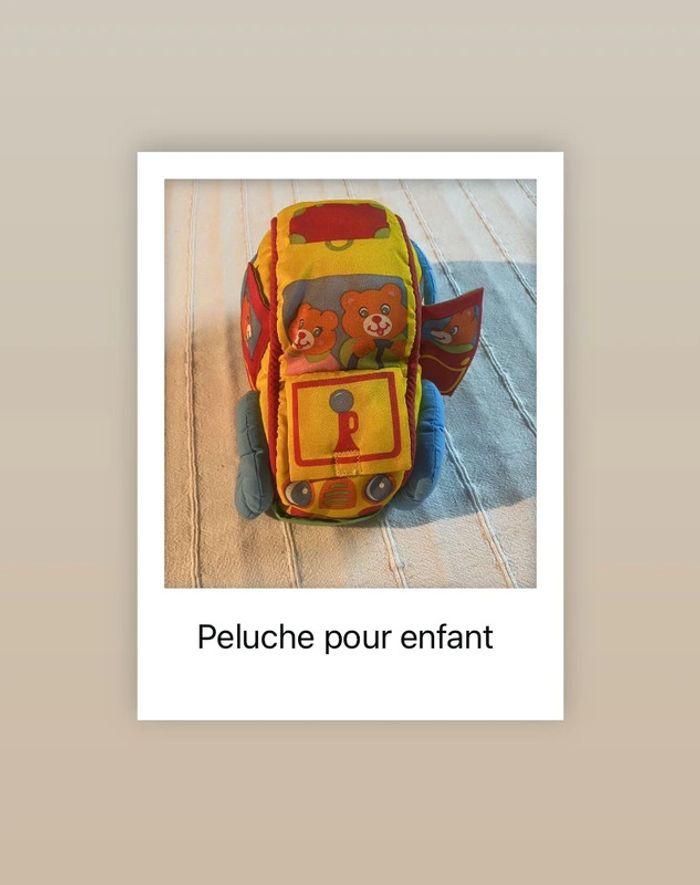 Peluche Voiture Multicolore - photo numéro 1