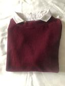 Pull bordeaux