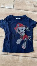 Tee shirt pat patrouille 3 ans