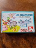 Jeu domino puzzle les animaux