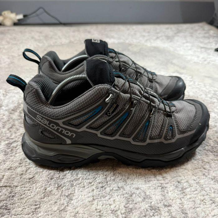 Salomon X Ultra Gore-Tex Grey & Blue & Black - photo numéro 3