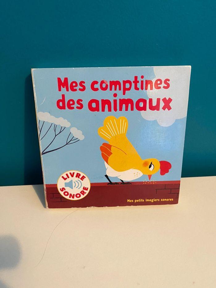 Livre sonore mes comptines des animaux - photo numéro 1