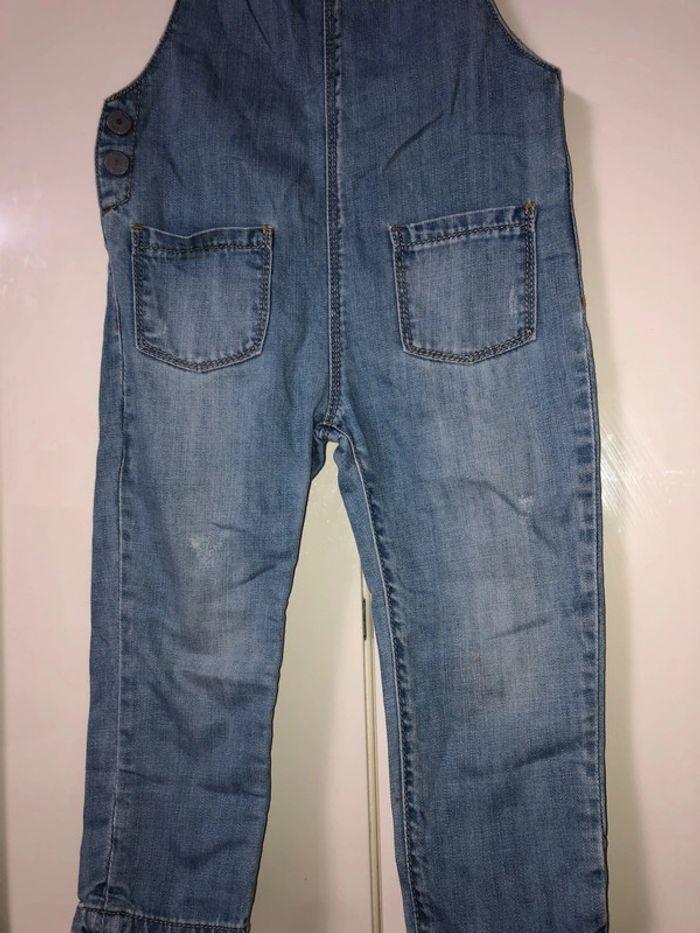 Salopette jeans Zara 2/3ans - photo numéro 4