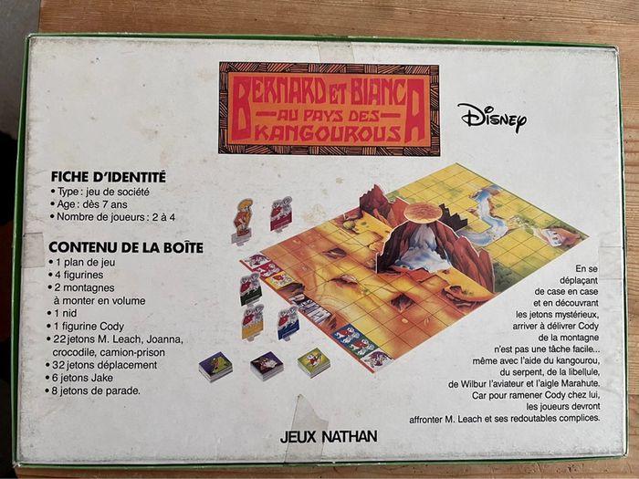 Walt disney - Nathan 1991 Bernard et Bianca aux pays des kangourous- complet et bon état - photo numéro 11