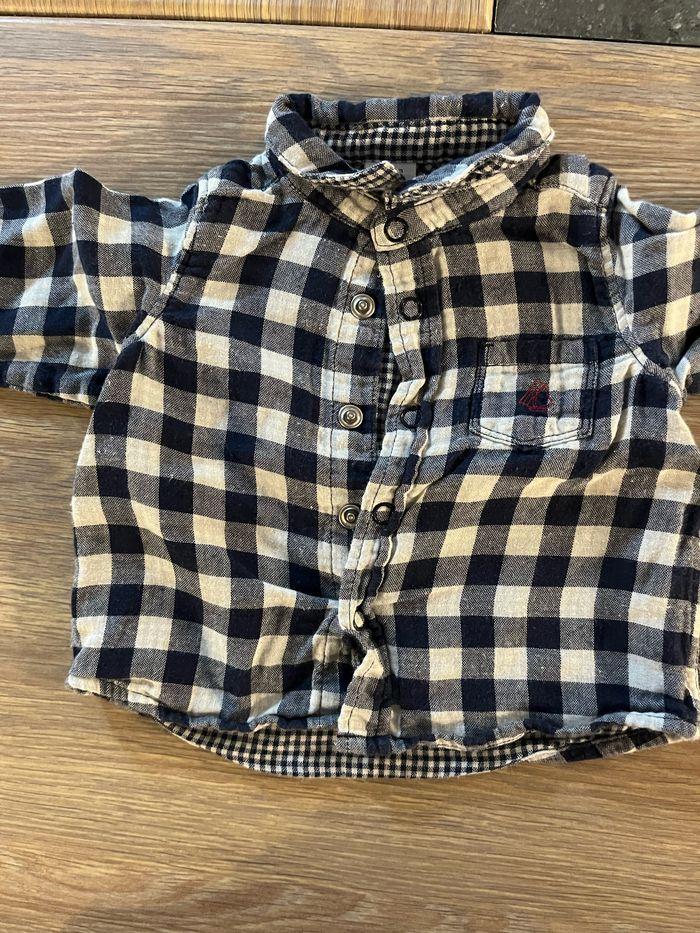 Chemise à carreaux petit bateau - photo numéro 2