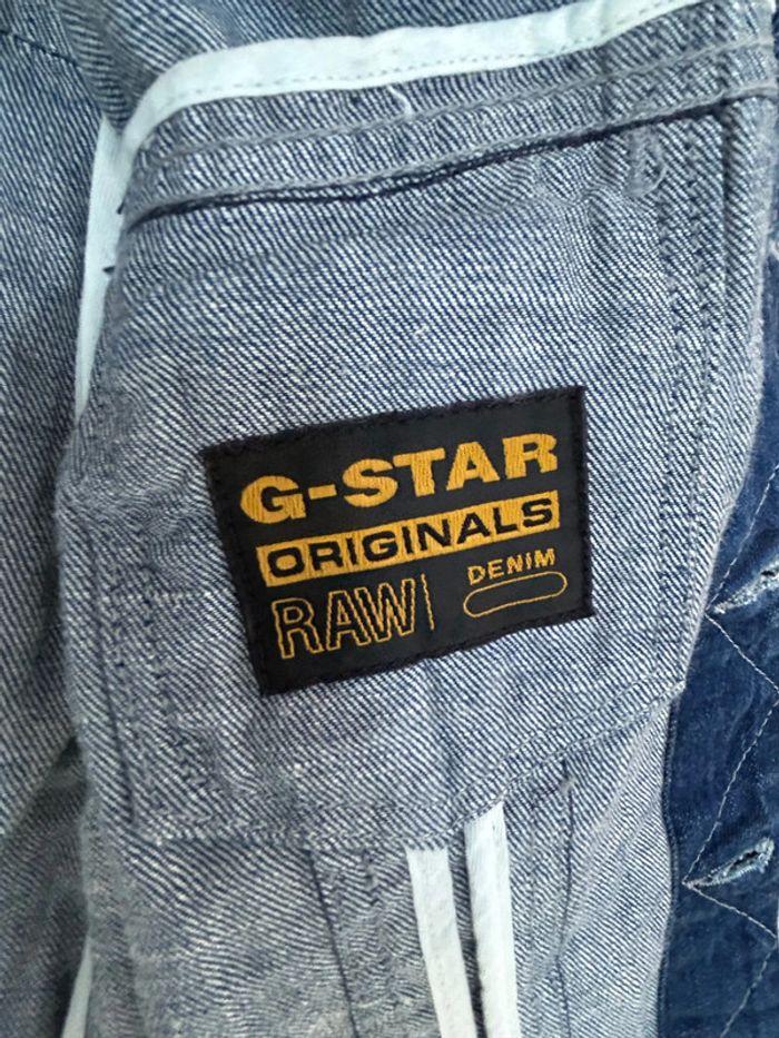 Blouson jeans délavé G star - photo numéro 4