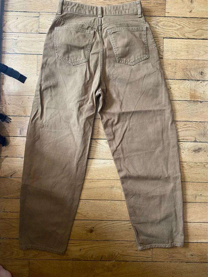 Jeans cargo camel H&M T36 - photo numéro 3