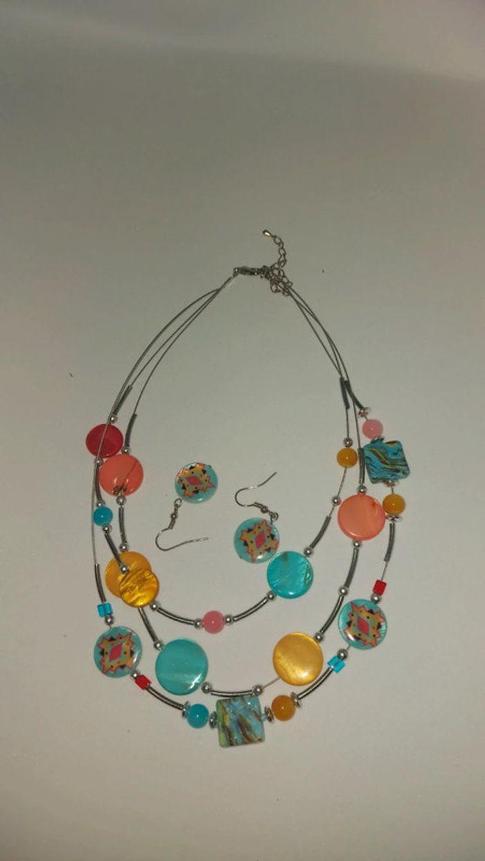 Parure collier + BO