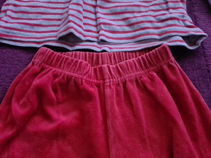 Pyjama 6 ans 116cm, pantalon rouge et haut blanc, Good Night, manches longues - photo numéro 6