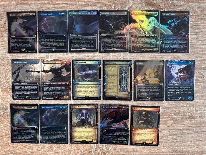 Lot de 700 cartes lord of the rings ( seigneur des anneaux) magic the gathering ENG - photo numéro 7