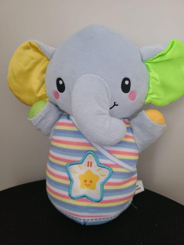 Veilleuse peluche - VTECH BABY - Elephanteau dodo bleu - photo numéro 1