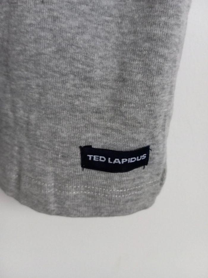 Tee-shirt Ted Lapidus gris bateau sur l'O - photo numéro 2