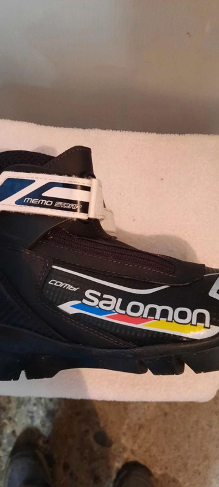 chaussures ski de fond
 enfant
salomon
 combi
 sns pilot
p33 - photo numéro 6