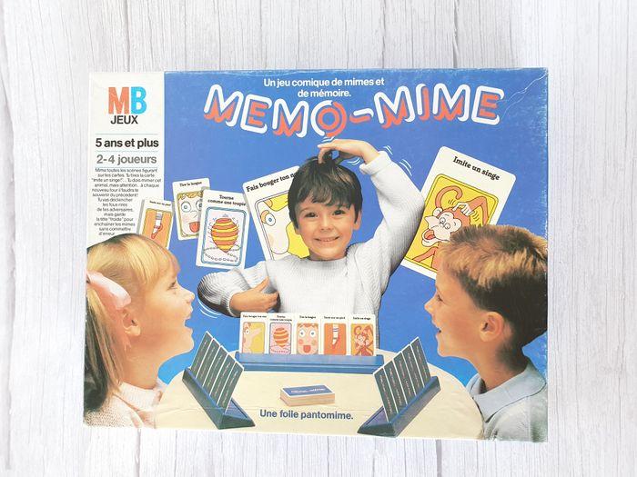 Memo-mime – Jeu de société Vintage 1993 – MB jeux - complet - photo numéro 1