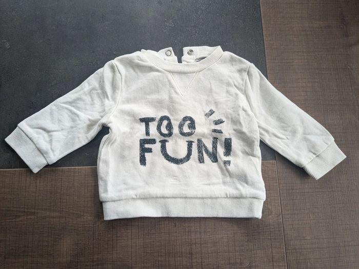 Pull "too fun" 6 mois - photo numéro 1