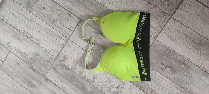 Brassière de sport jaune