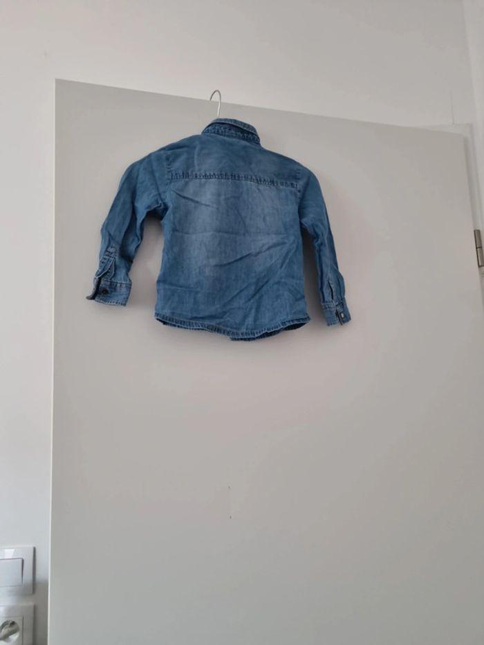 Chemise en jeans fille taille 2ans - photo numéro 2