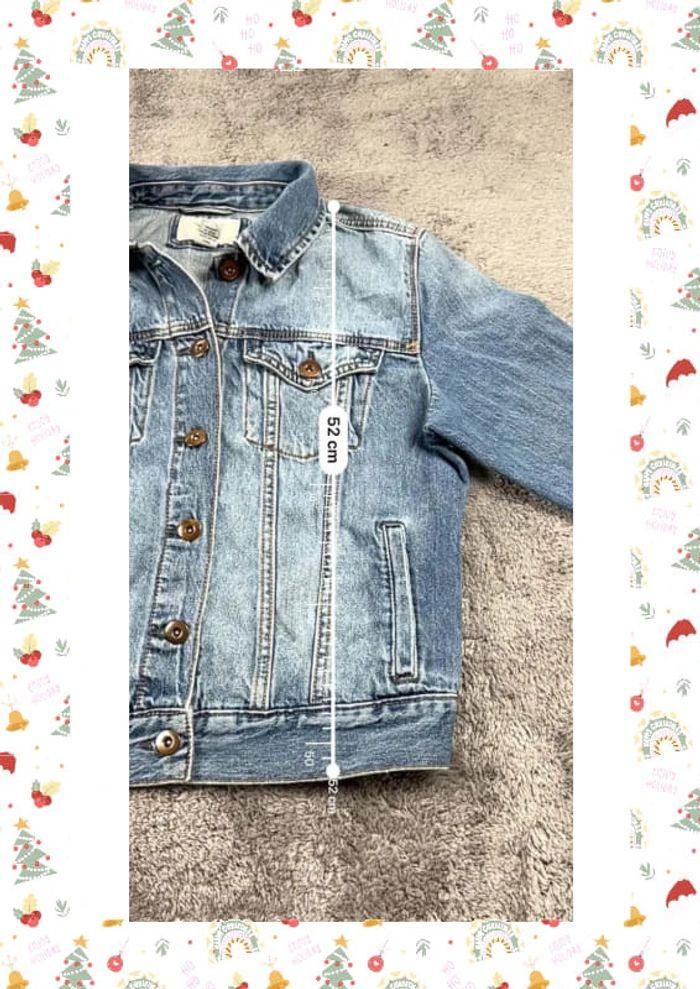 👕 Veste en Jeans vintage y2k Bleu Clair Taille M 👕 - photo numéro 3