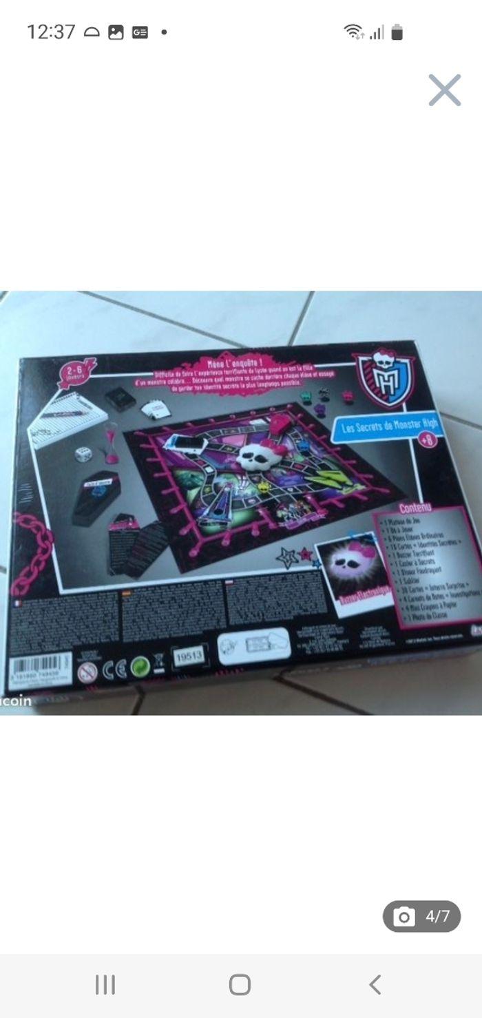 Jeu de société "Les secrets de Monster High" - photo numéro 4