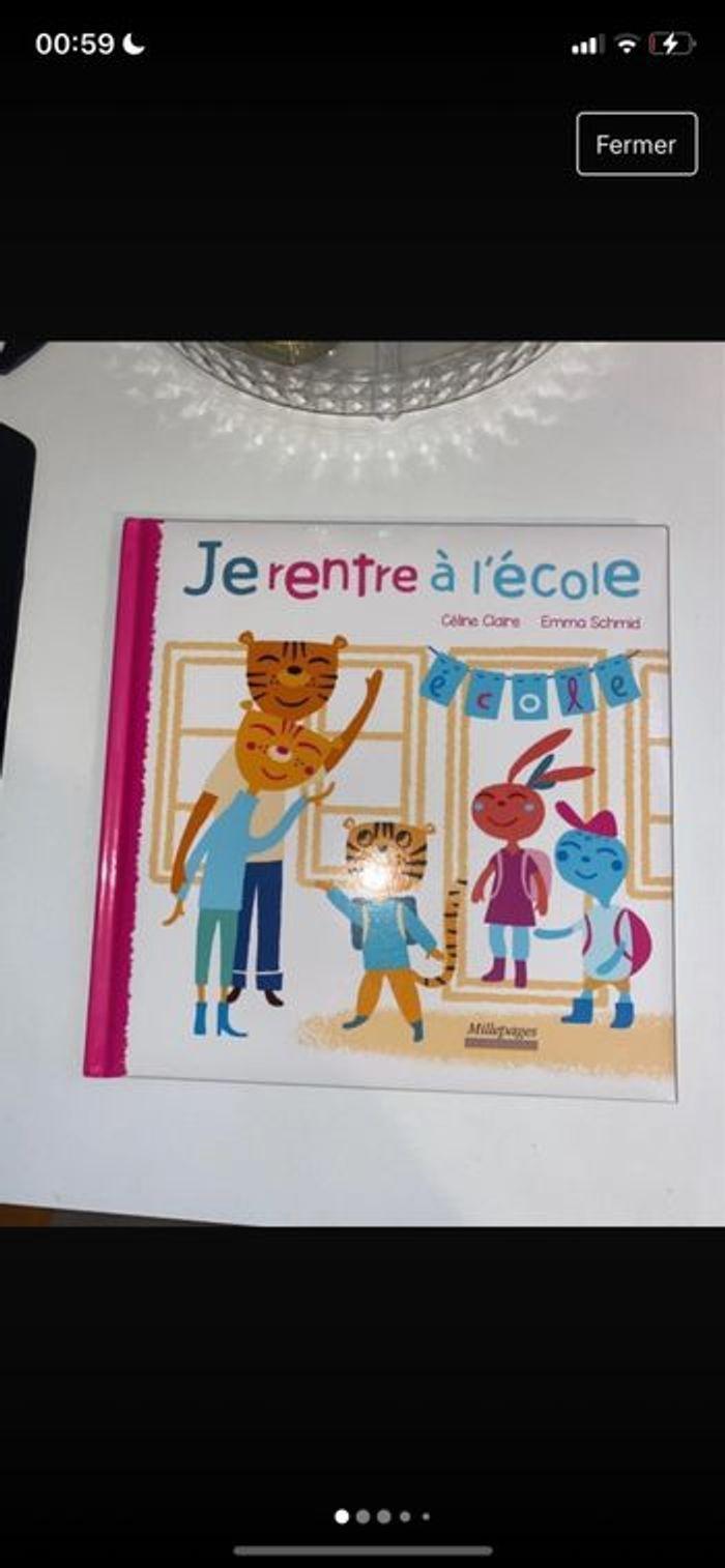 Livre je rentre à l’école - photo numéro 1