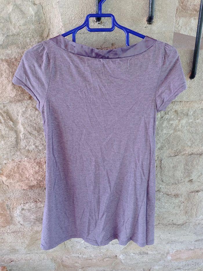 T-shirt mauve - photo numéro 2