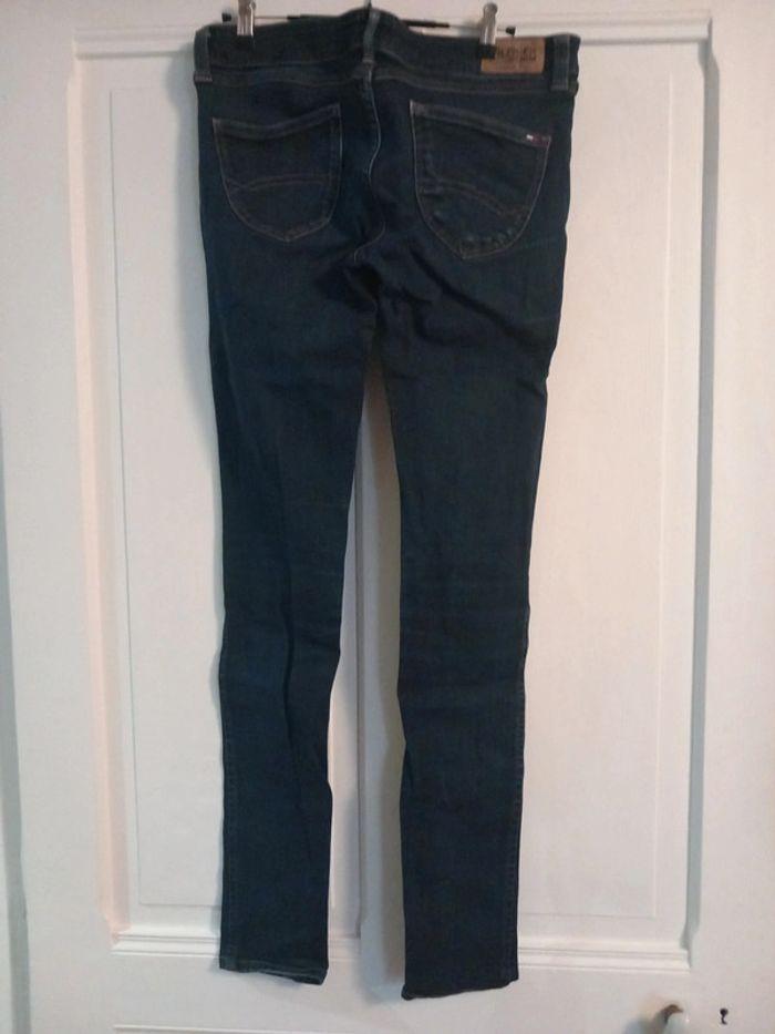 Jean bleu marine brut Modèle Sophie Skinny Tommy Hilfiger W30/L34 - photo numéro 2