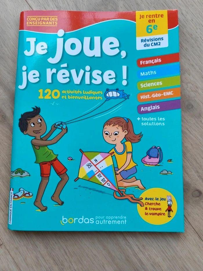 Livre scolaire je joue, je révise niveau je rentre en 6ème - photo numéro 1