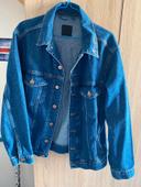 Veste en jean bleu denim ASOS Taille S