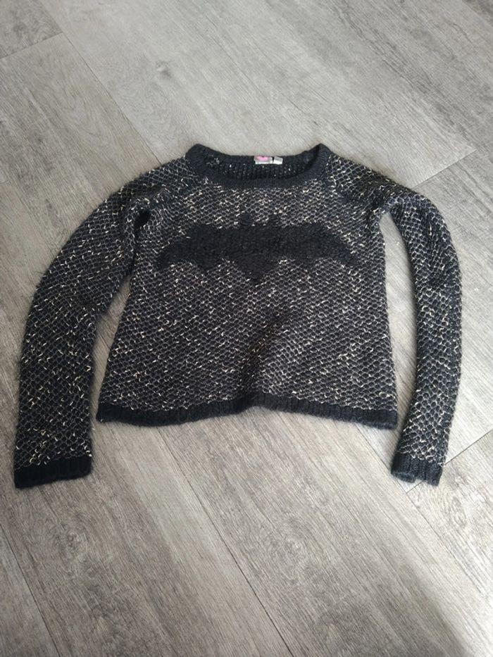 pull noir bilook 12ans