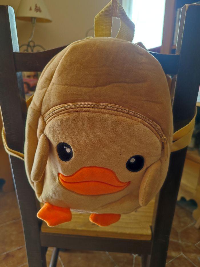 Sac à dos doudou canard - photo numéro 1