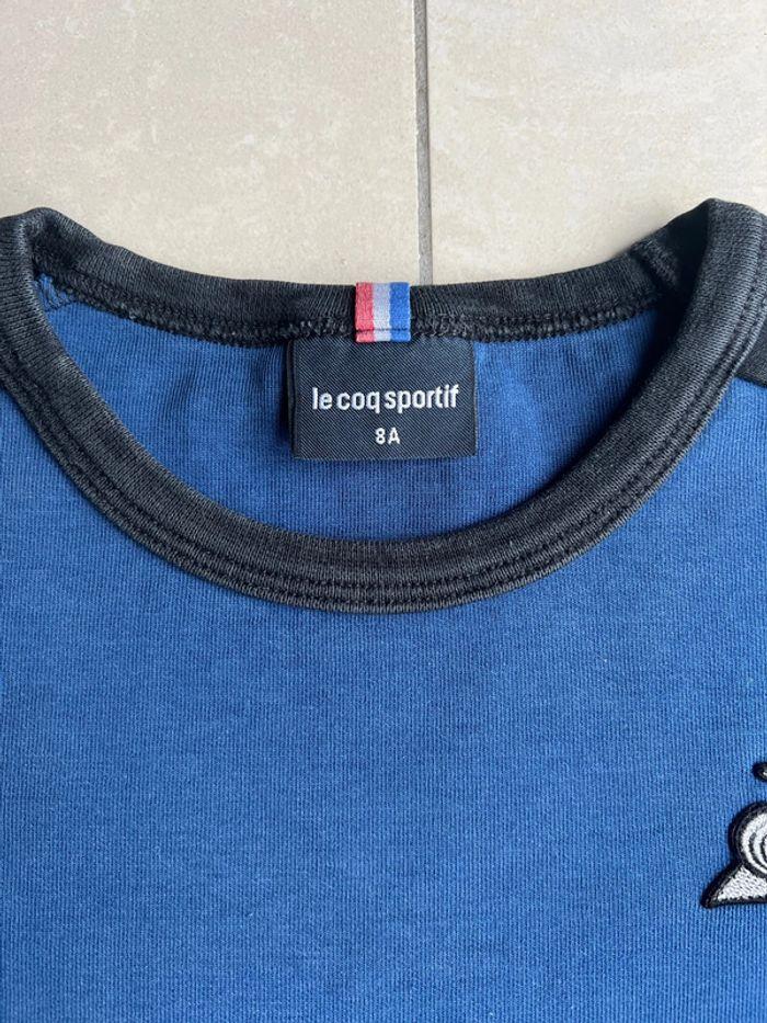 Sweat-shirt enfant bleu et noir Le coq Sportif - photo numéro 2