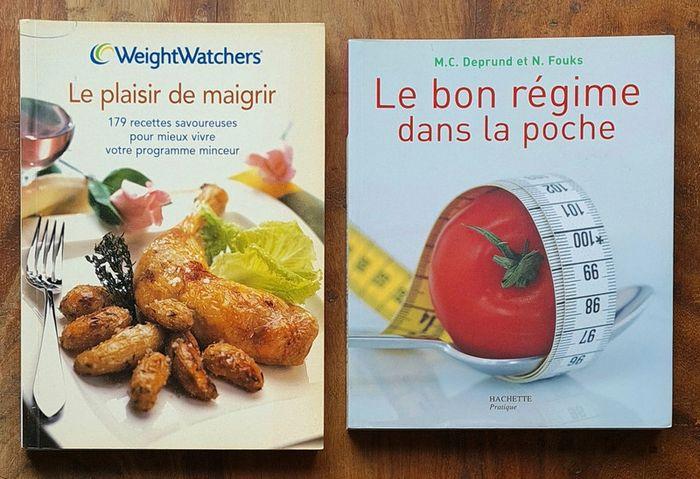 Lot 2 Livres, Weight Watchers Le Plaisr De Maigrir, Le Bon Régime Dans La poche - photo numéro 1